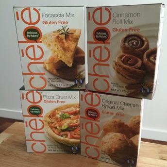 Gluten free bread & pizza mixes from Chebe Bread
